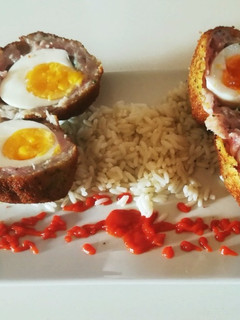 Una foto de Huevos a la escocesa