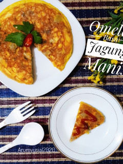 Foto resep Omelet Baso Jagung Manis