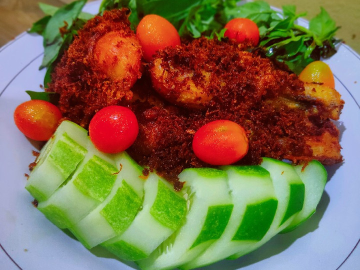 Cara Gampang Menyiapkan Ayam Ungkep Goreng Serundeng yang Bisa Manjain Lidah