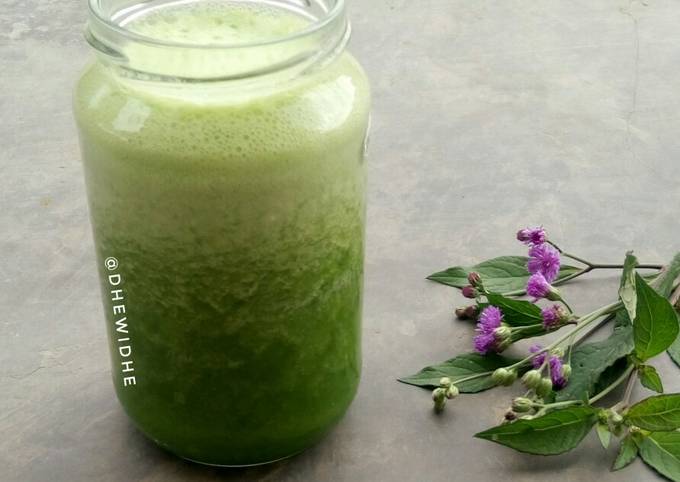 Resep Green juice /jus sayur buah /diet sehat, Lezat