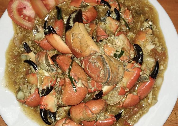 RECOMMENDED! Begini Resep Capit Kepiting Saus Tiram Spesial