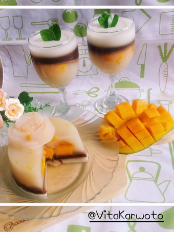 Cara Bikin Puding Mangga 3 Lapis Ekonomis