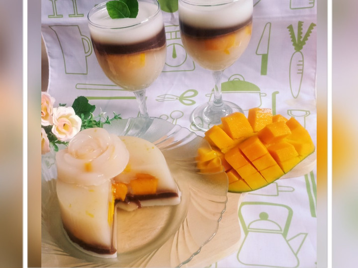 Cara Bikin Puding Mangga 3 Lapis Ekonomis