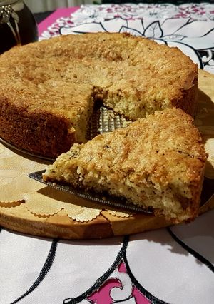 Una foto de Torta de crema y barrita de chocolate
