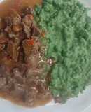 Goulash con Spätzle de espinaca