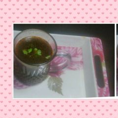 A picture of Kale Chane ka soup.