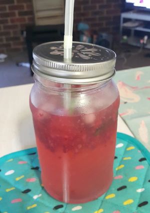 Foto resep Raspberry soda