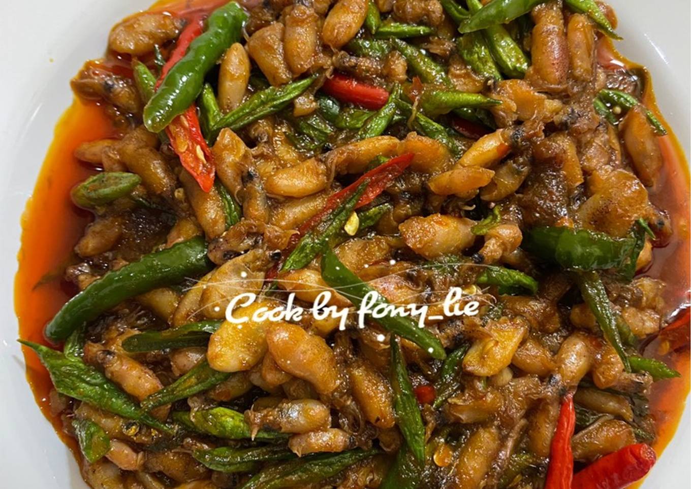 Sambal baby cumi pedas 🐙