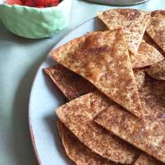 Una foto de Tortillas de trigo dulces con canela