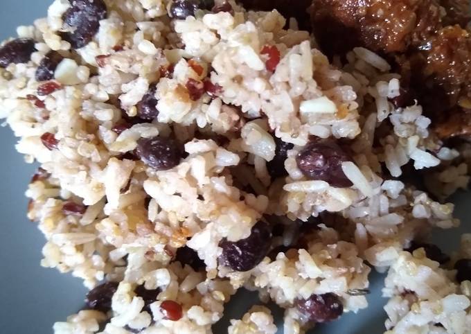 Simple Way to Prepare Ultimate Coconut Rice with Black Beans