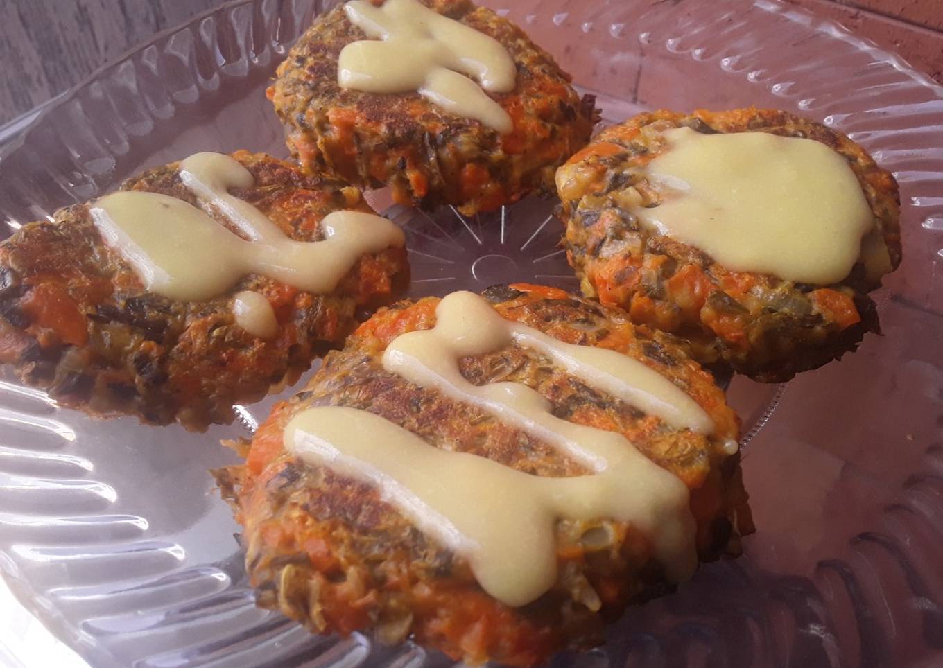 Tortitas de calabaza🎃, zanahoria🥕y acelgas🌿