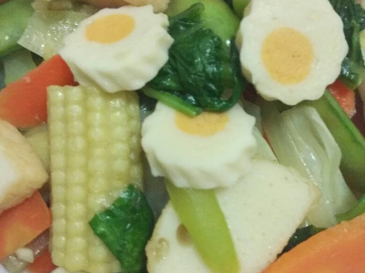 Cara Gampang Menyiapkan Resep 5. Capcay Sayur Bakso yang Bisa Manjain Lidah Anti Ribet, Sempurna