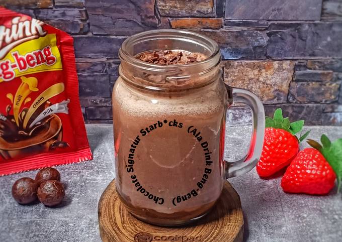 Resep Chocolate Signature Starbu*cks (Ala Drink Beng-Beng) oleh Oknisa Carolina - Cookpad