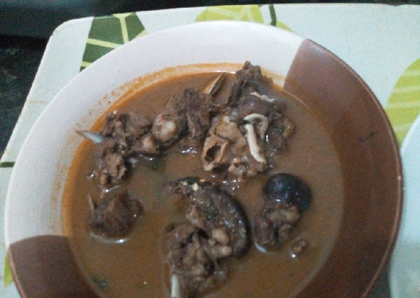 Goat meat peppersoup