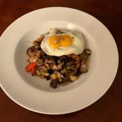 A picture of Brisket Hash.