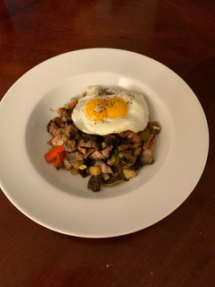 A picture of Brisket Hash.