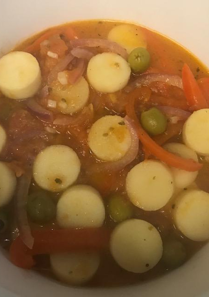 Una foto de Palmitos guisados a la dominicana