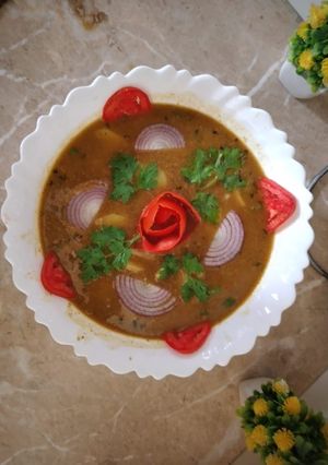 A picture of Shorby wala Aloo qeema.
