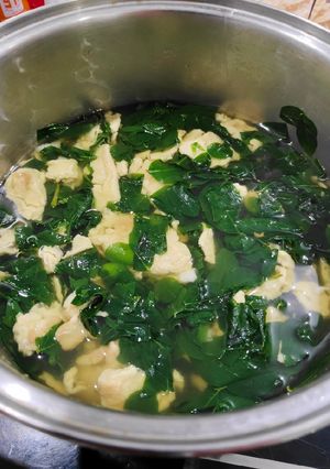 Foto resep Daun Katuk Kuah Telur
