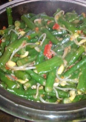 Foto resep Tumis kacang panjang