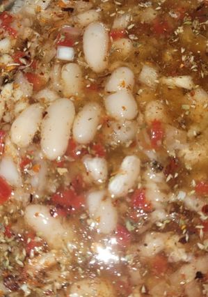 Una foto de Porotos al escabeche