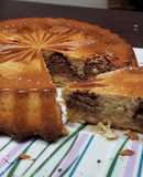 Torta de maní rellena low carb