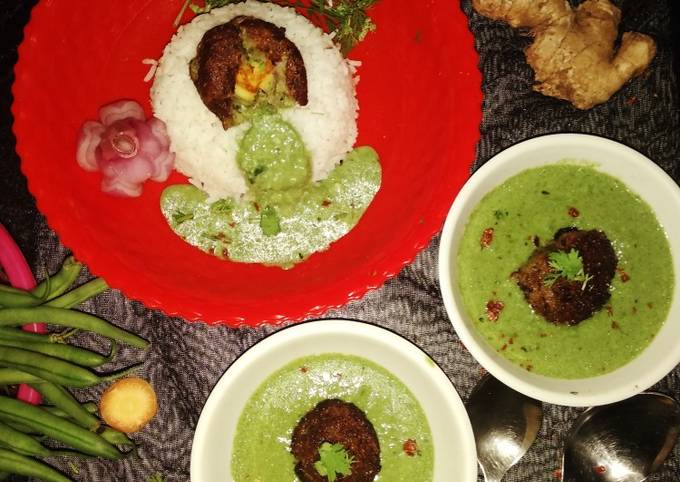 Simple Way to Prepare Homemade Stuffed Paneer with veggies Kofta in Creamy Spinach Gravy - Trying New Recipes