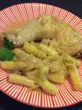 Chicken Blanquette with Asparagus