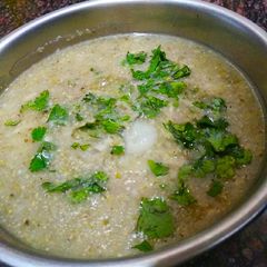 A picture of Bajre ki khichdi.