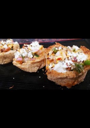 হেল্থদী পিজ্জা কাপ (Healthy Pizza Cup recipe in Bengali) রেসিপির প্রধান ছবি