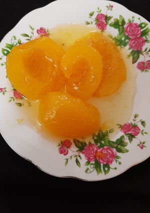 عکسی از دستور کمپوت هلو 🍑