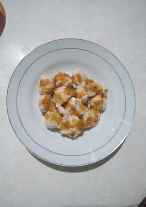 Foto resep Bakso ayam saus kacang
