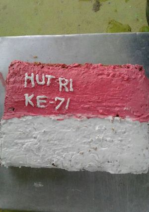 Foto resep Cake kemerdekaan 🇮🇩⏩⏩⏩🇮🇩✊✊