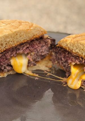 A picture of Juicy Lucy a Minnesota specialty!.