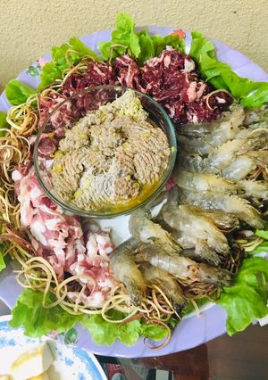Hình của món Lẩu riêu cua.
