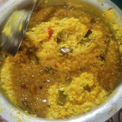 Bengali Style Khichuri (Khichdi) A picture of Bengali Style Khichuri (Khichdi).