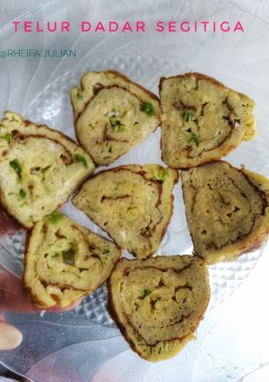 Foto resep Telur Dadar Segitiga