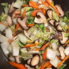 A picture of Stir-Fried Napa Cabbage (Wongbok).
