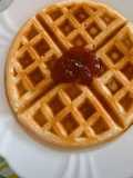 Waffles de Iogurte no Microondas