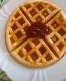 Waffles de Iogurte no Microondas