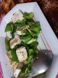 पनीर शिमला मिर्च की सलाद (paneer shimla mirch ka salad recipe in Hindi)