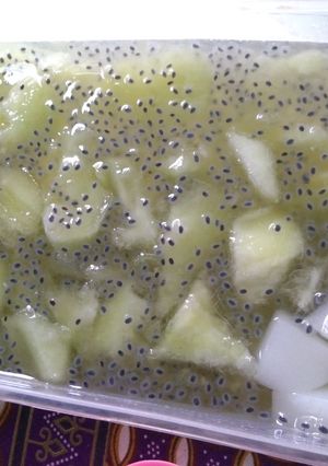 Foto resep Es melon segar tanpa sirup
