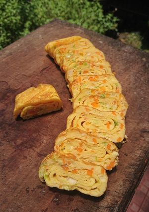 Foto resep 63. Tamagoyaki (telur gulung Jepang)