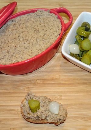 Une photo de Pâté de lentilles et noix (vegan)