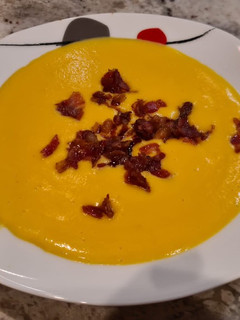 Una foto de Crema de calabaza
