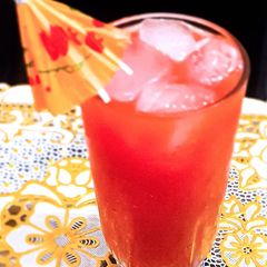 A picture of Water melon mint juice.