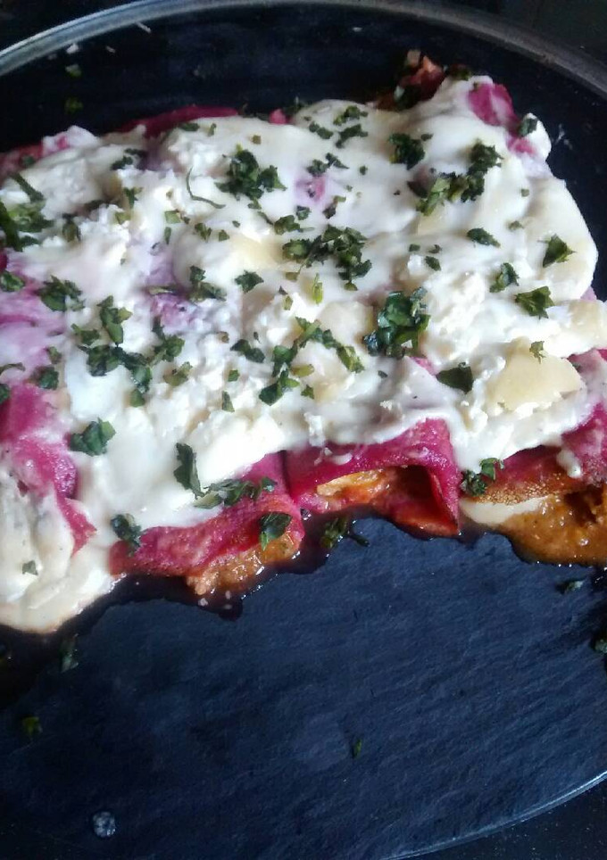Una foto de Crepas (manicotti) de carne
