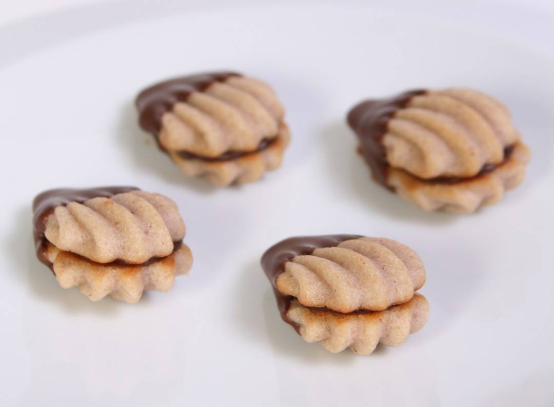 Gesztenyés pathé - édes teasütemény recept recept fotó