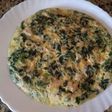 Tortilla de espinacas y atún