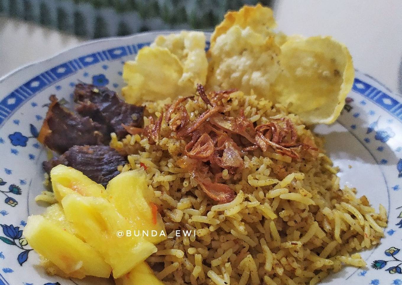 Nasi kebuli (magic com)